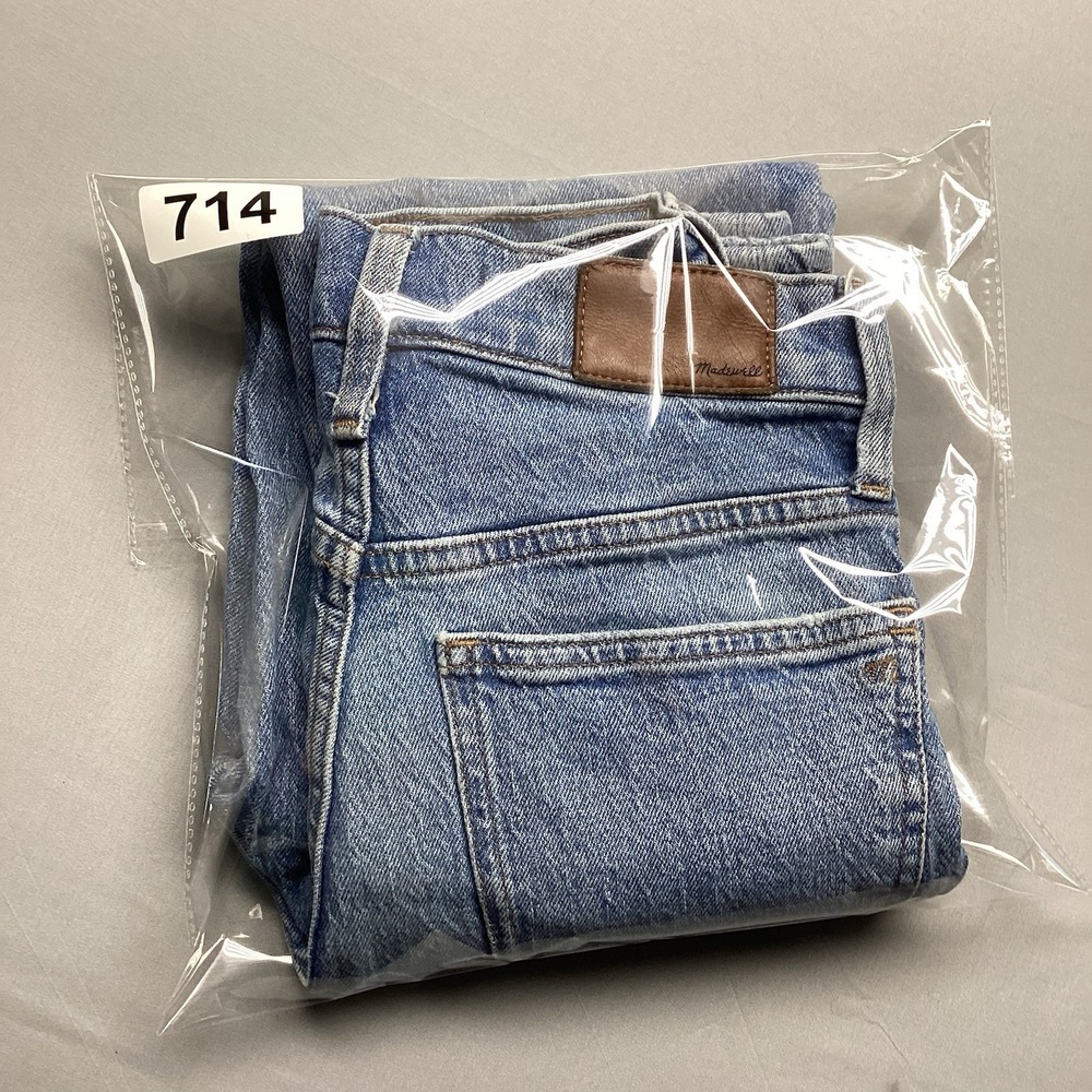 Madewell The Perfect Vintage Jean 24 High Rise Straight Leg Blue Denim Jeans - Picture 8 of 8